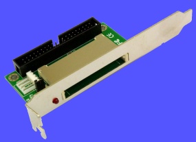 Expansion slot CF reader