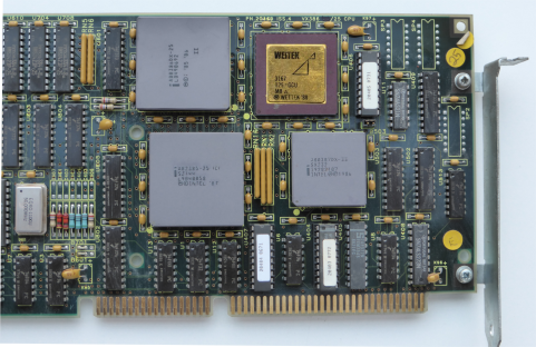 A80387DX-22 Coprocessor and Weitek 3167